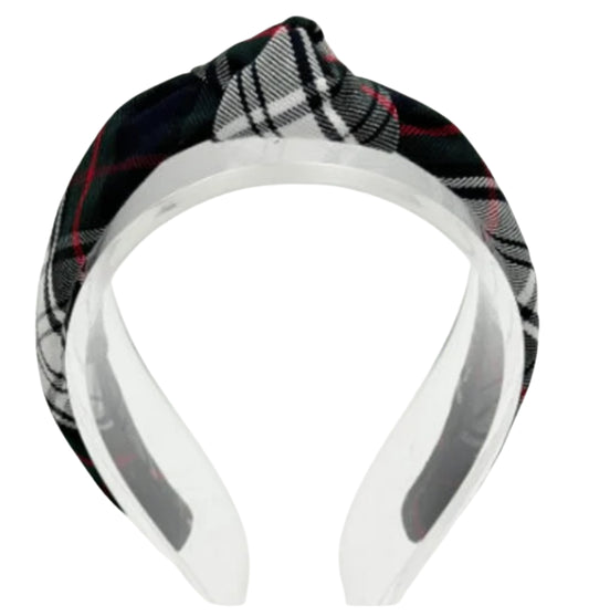Plaid Knot Headband