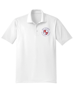 HS Mens' White Polo - Performance