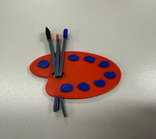 Magnetic 3D Locker Tags