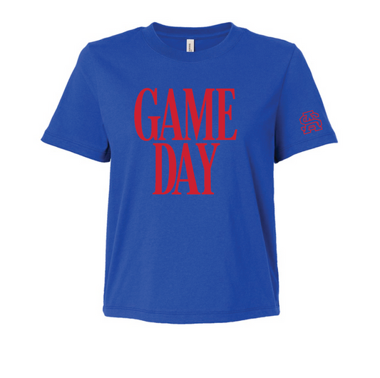 Basketball Game Day Youth Boxy Tee
