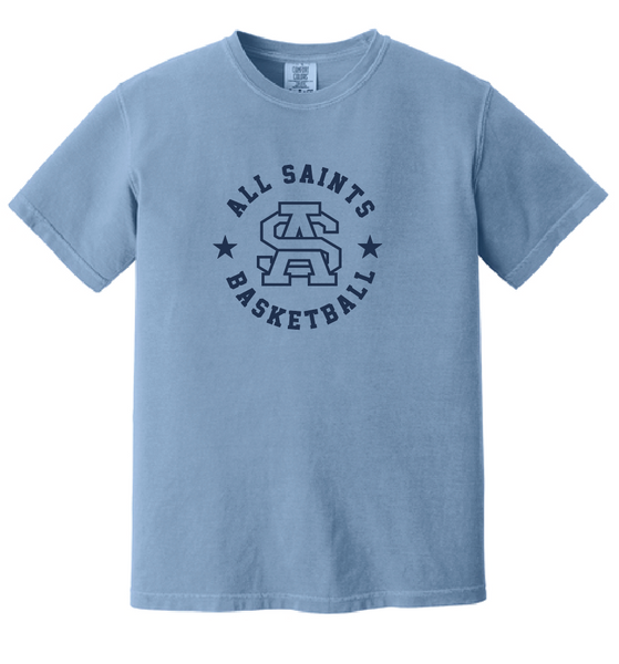 Basketball AS Comfort Colors Tee (4 color options)